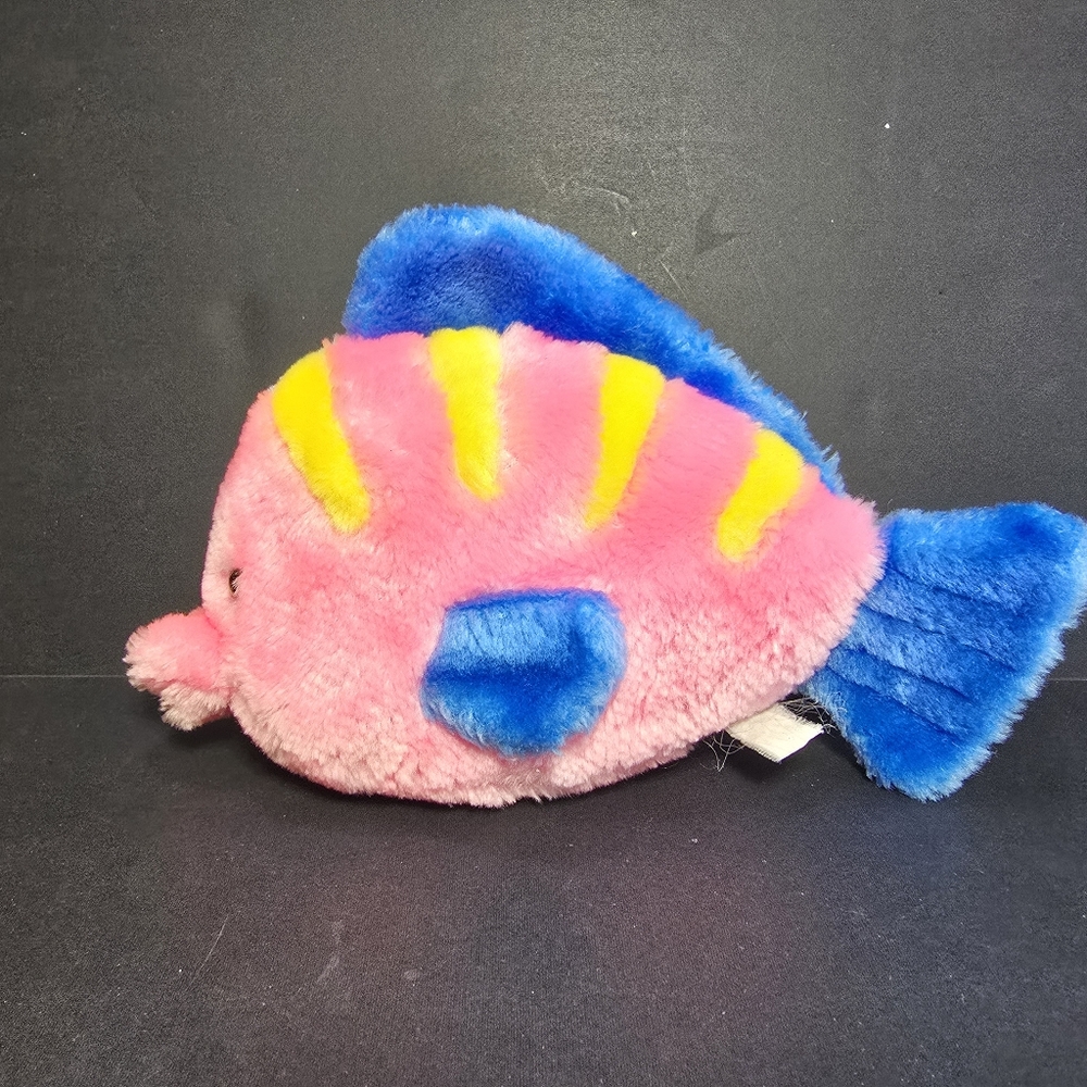 Vintage Circus Circus Las Vegas Plush Fish Stuffed Animal Lovey 9 x 6"
